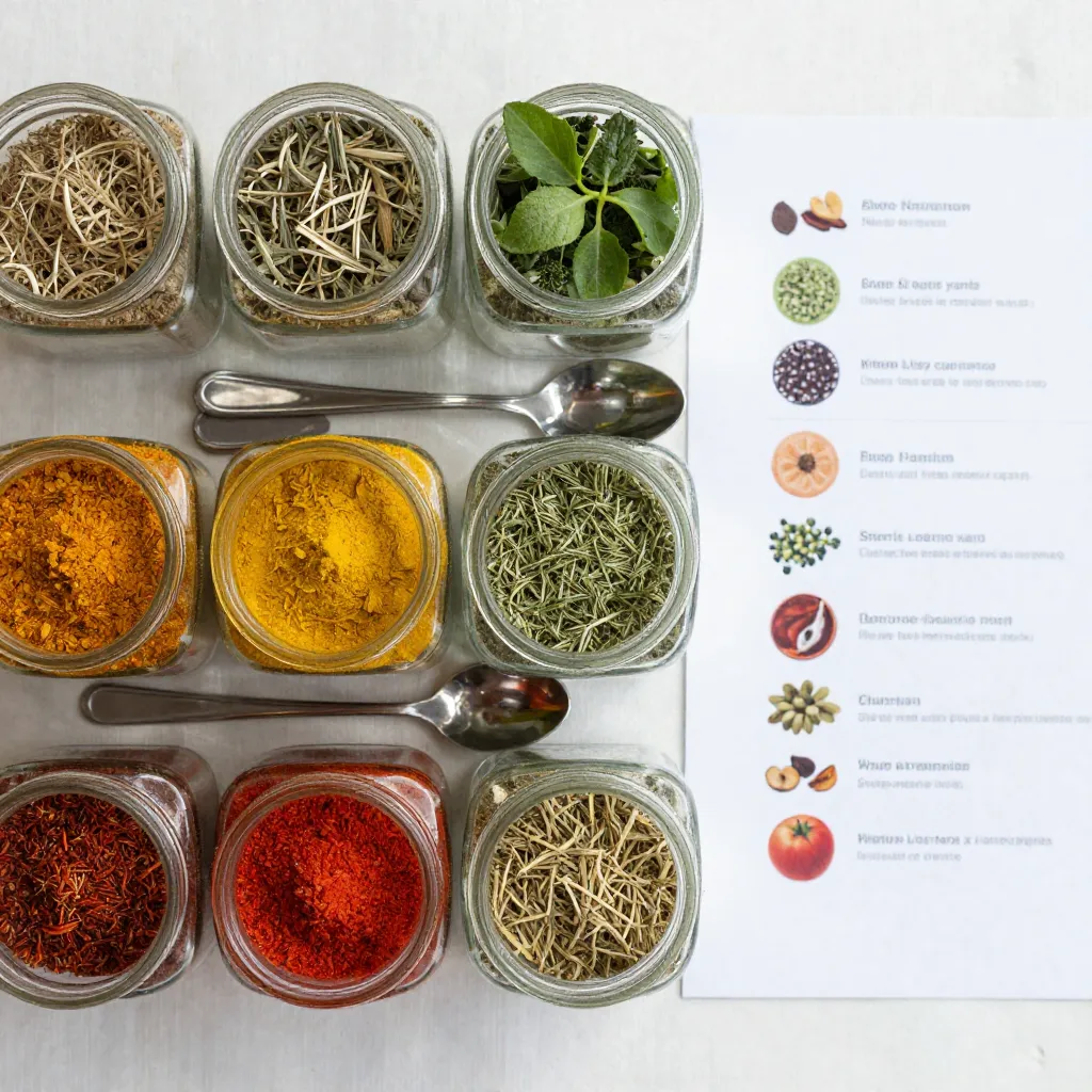 Natural spice photography