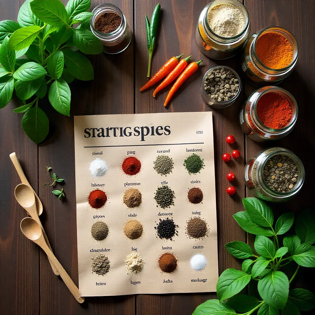 Natural spice photography